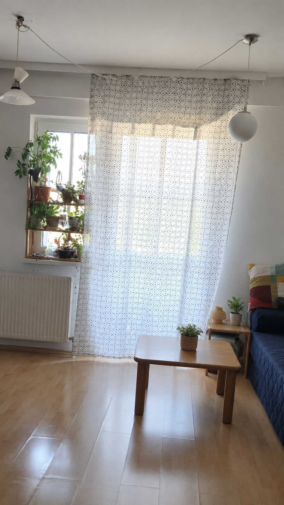 Top 35 Wohnzimmer mit Vorhang und Pflanzen